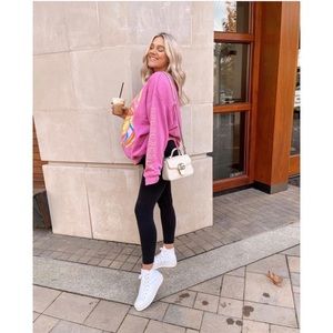 Urban Outfitters | Sweaters | Pink Nirvana Smile Overdyed Sweatshirt | Poshmark